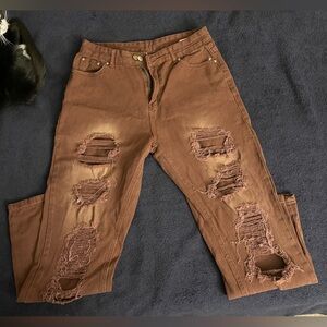 Ripped Jeans Mid waist